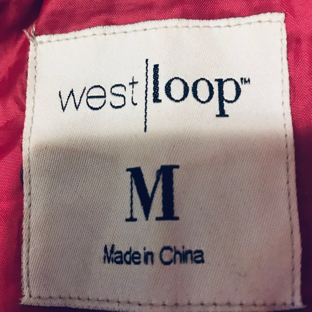 West Loop Candy Apple Red Puffer Coat - Picture 3 of 3